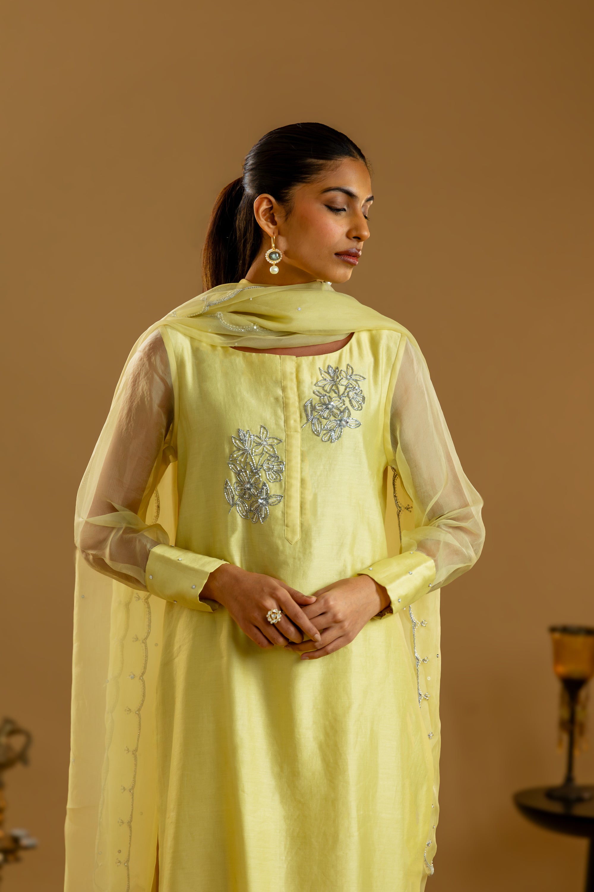 Sunlit Bloom Kurta Set