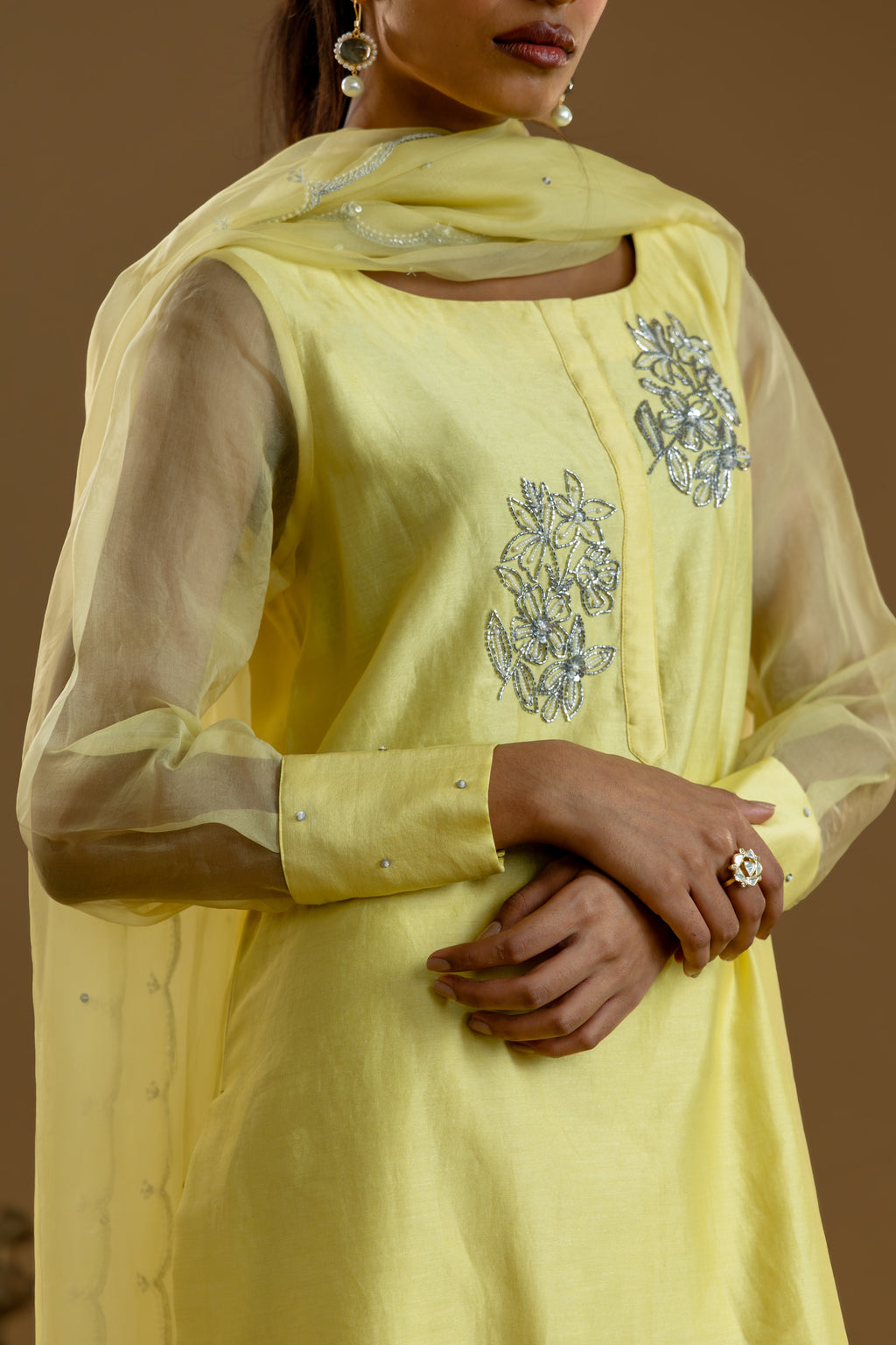 Sunlit Bloom Kurta Set
