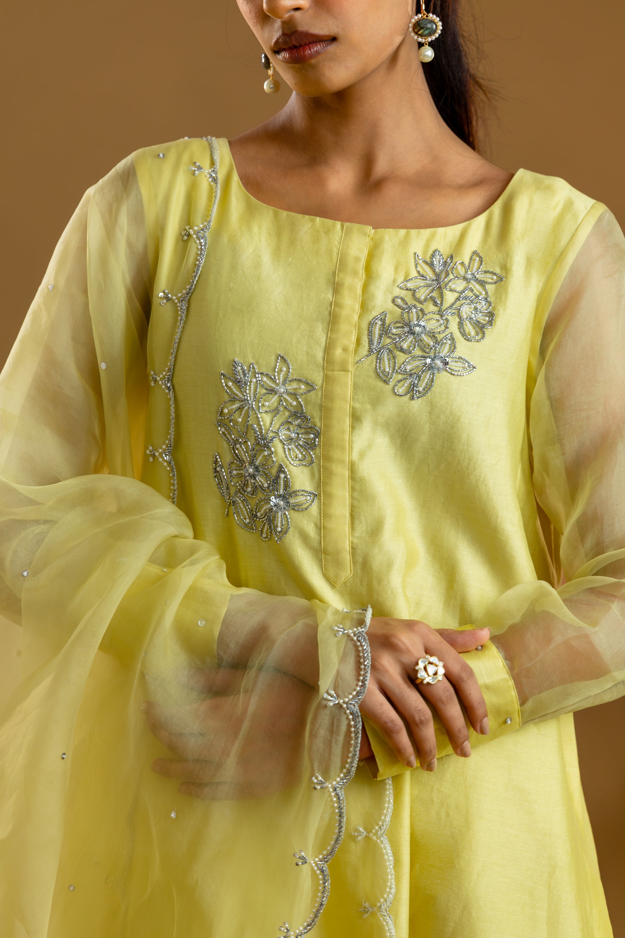 Sunlit Bloom Kurta Set