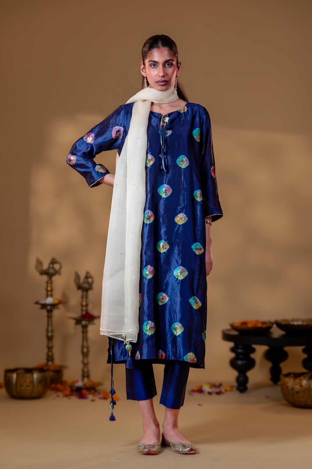 NeelGul Bandhani Suit