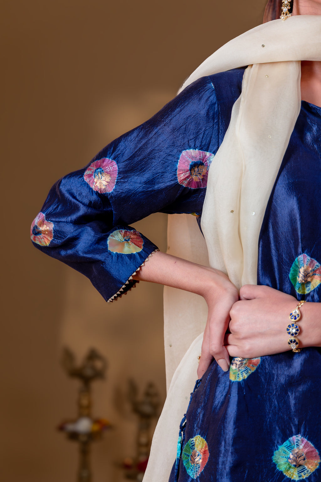 NeelGul Bandhani Suit