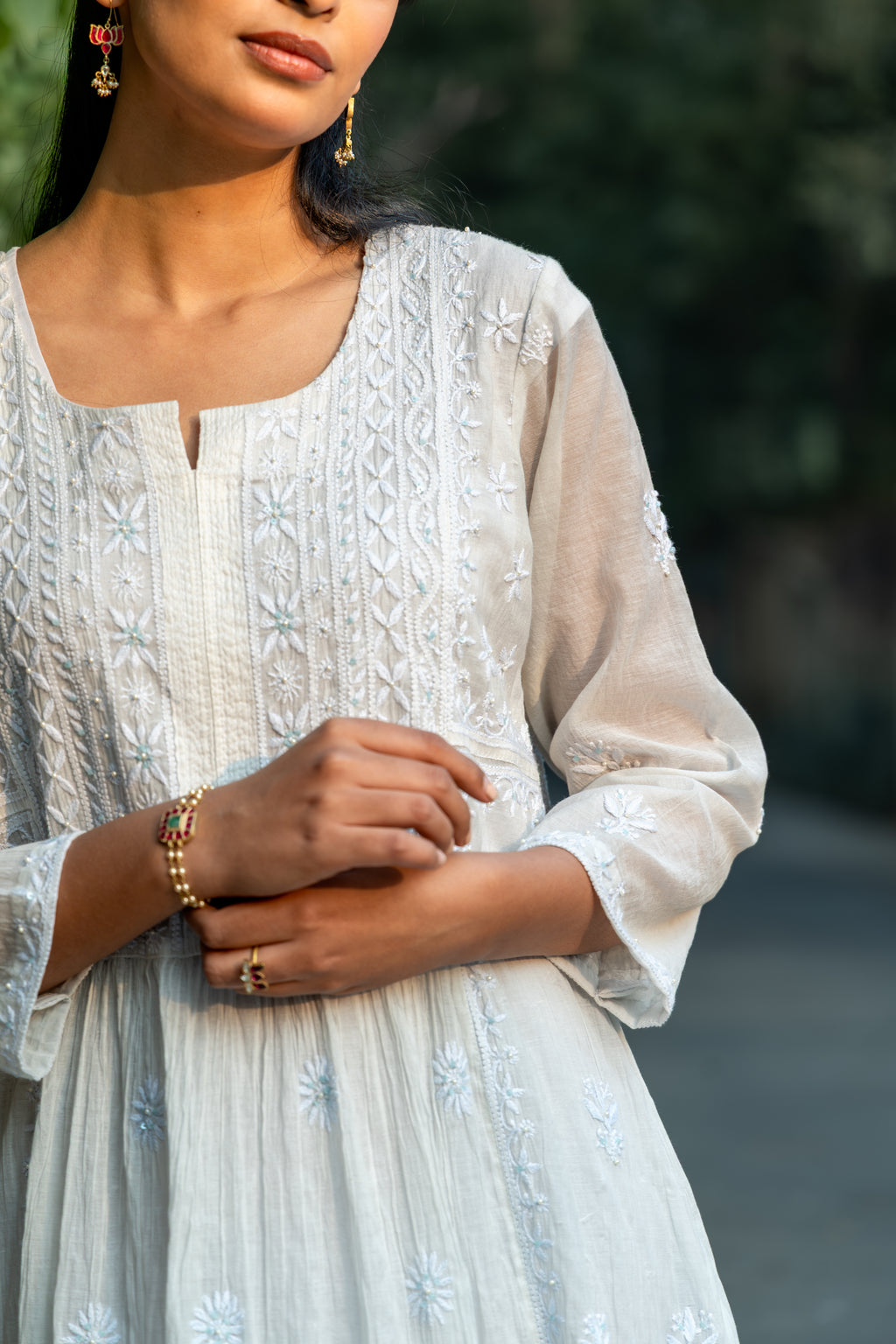 Firdous Blue Dress