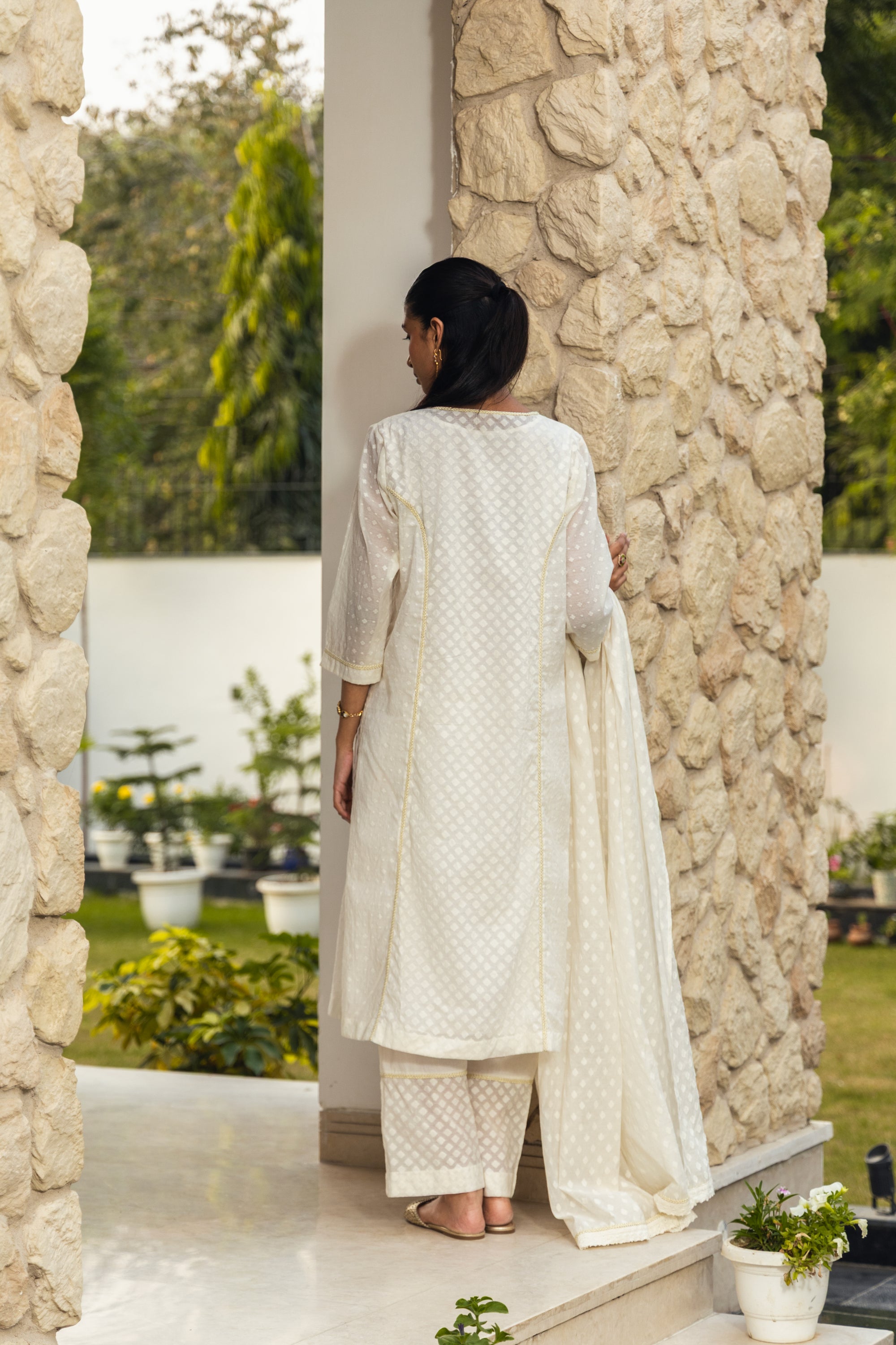 Ivory Grace Kurta Set