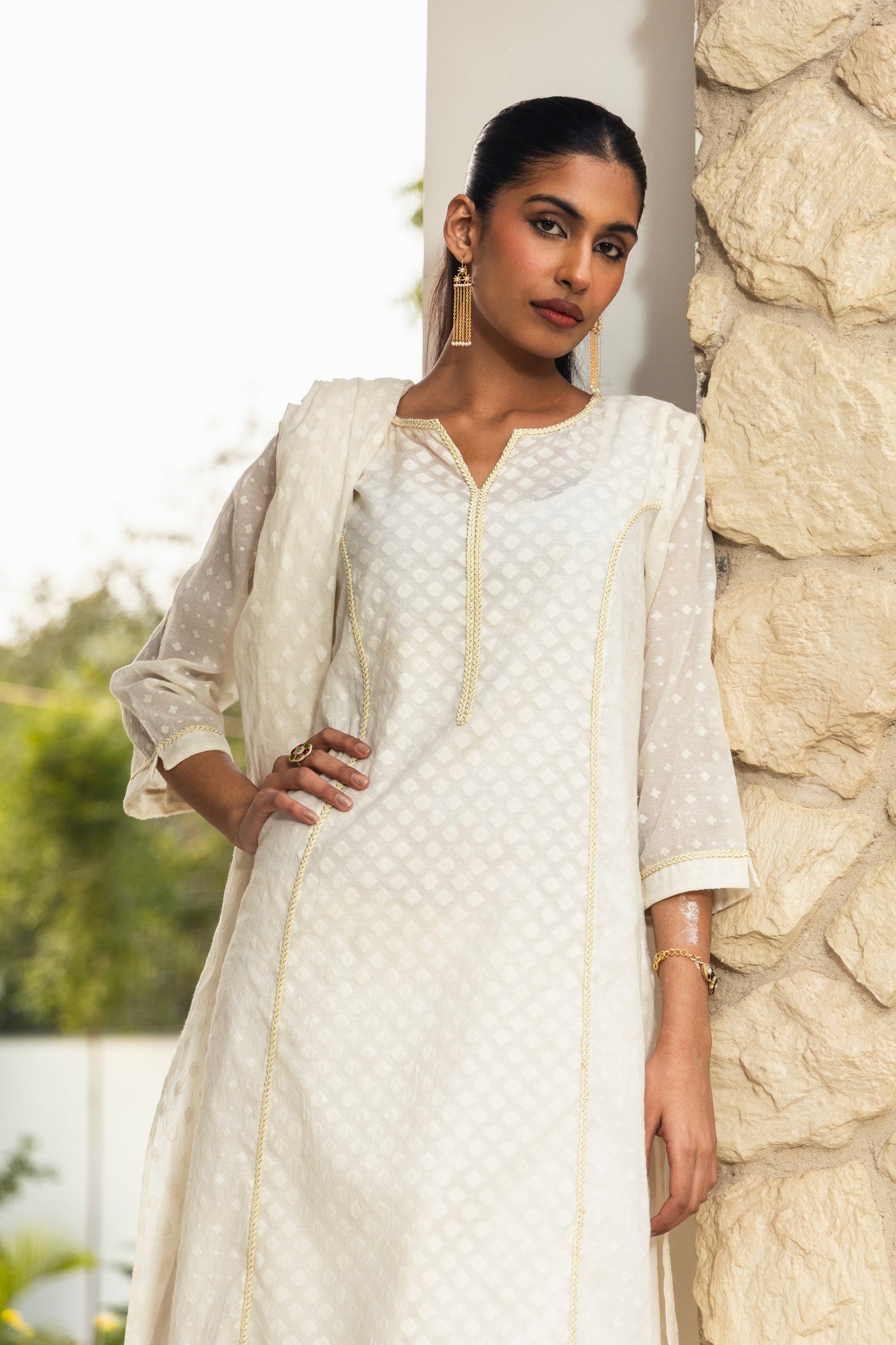Ivory Grace Kurta Set