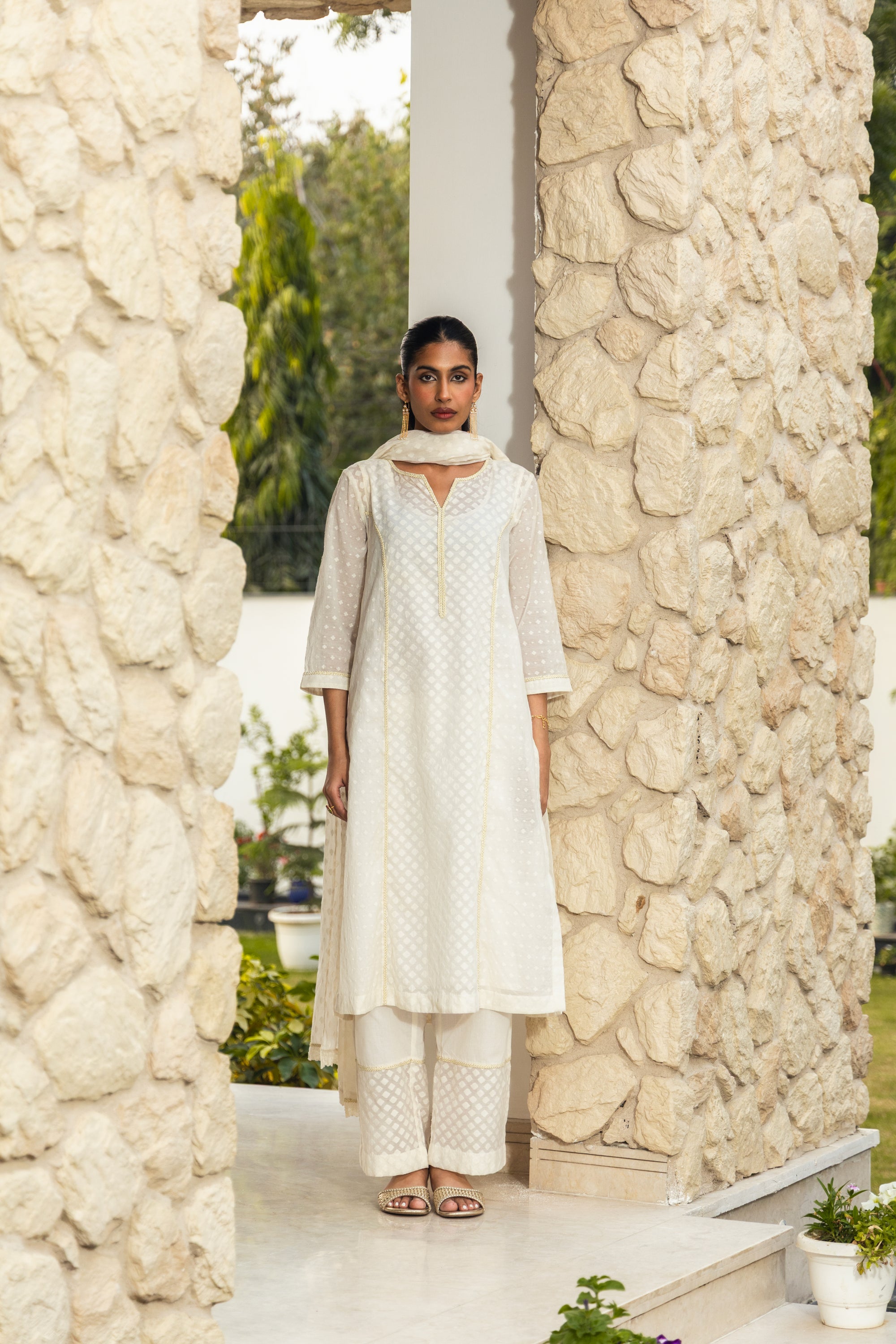 Ivory Grace Kurta Set