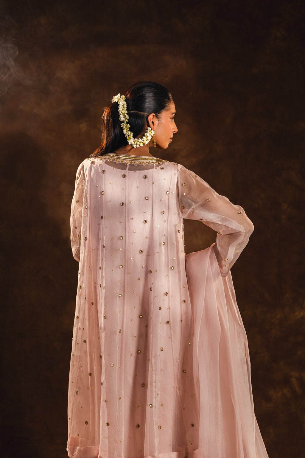 Onion Pink Organza Set