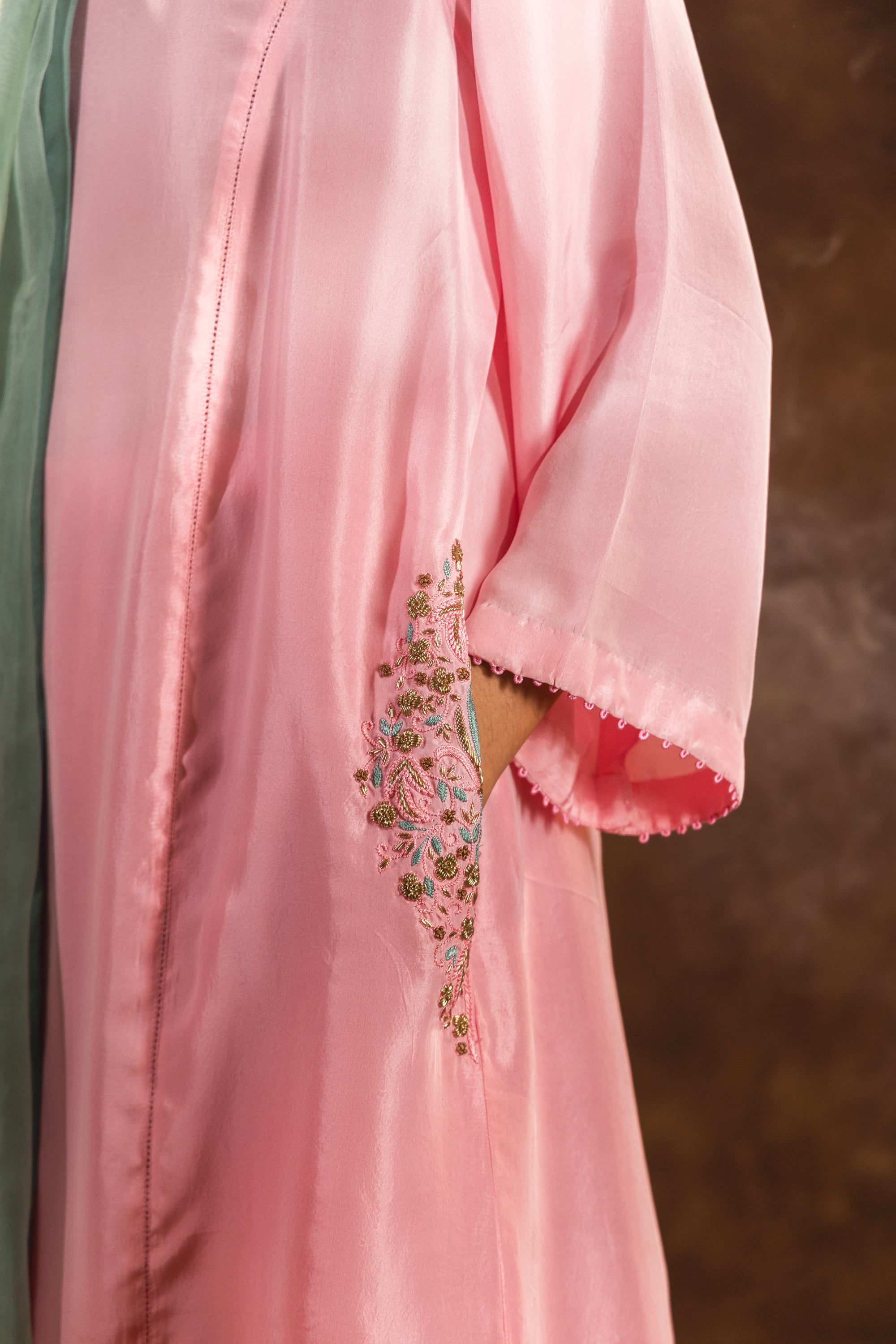 Blush Mint Silk Set