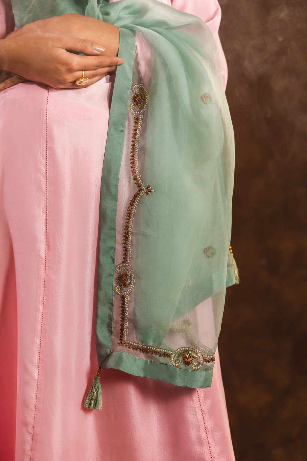 Blush Mint Silk Set