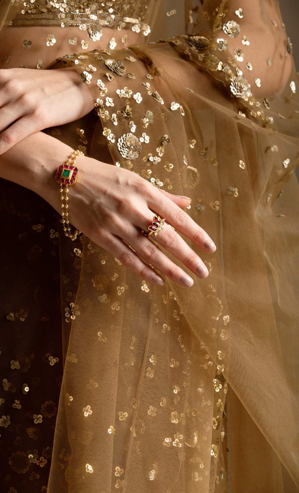 Rakt Kamal Ring & Padmavati Baali | Pure Silver 925 — Rakhi Special