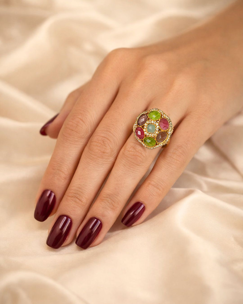 Navrang Leela  Ring Pure silver 925