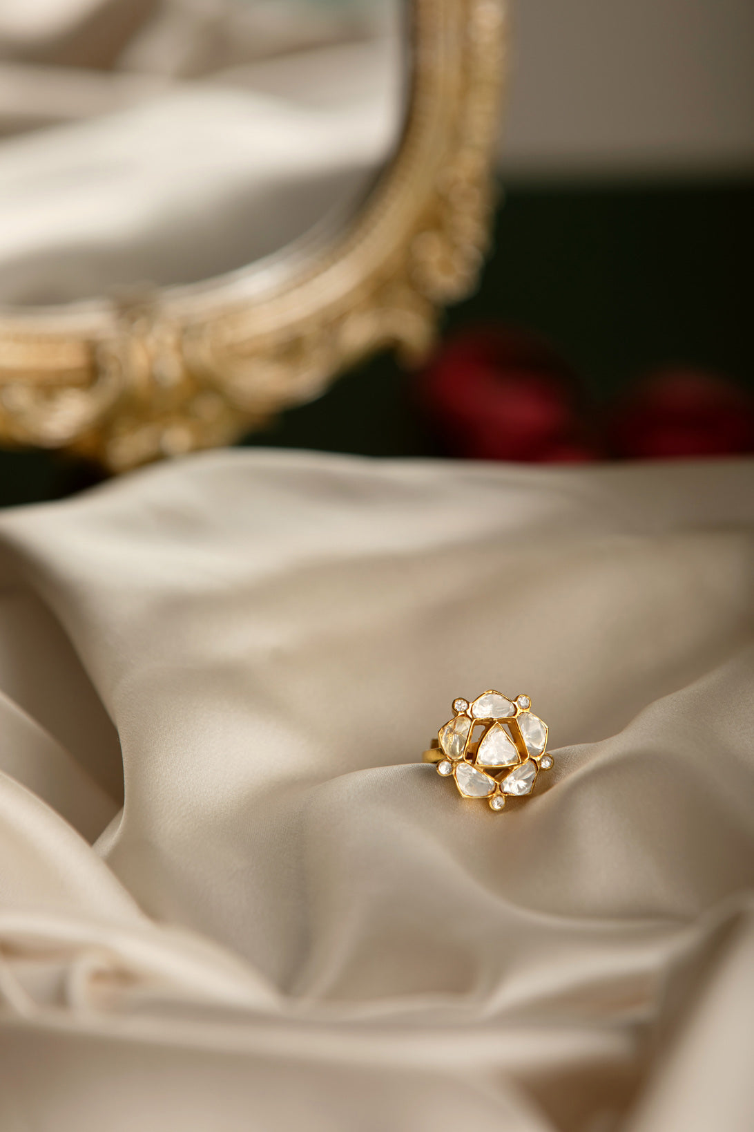 Swarna Kamal Ring Pure silver 925